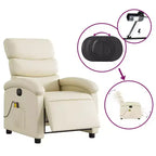 vidaXL Fauteuil de massage inclinable Similicuir Moyen