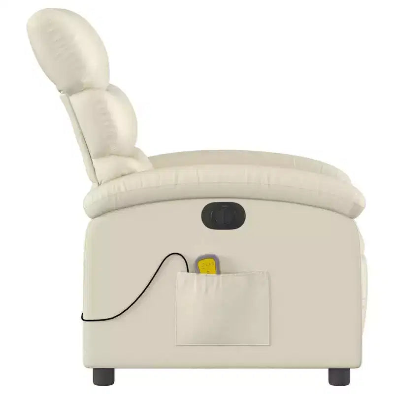 vidaXL Fauteuil de massage inclinable Similicuir Moyen
