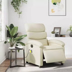 vidaXL Fauteuil de massage inclinable Similicuir Moyen