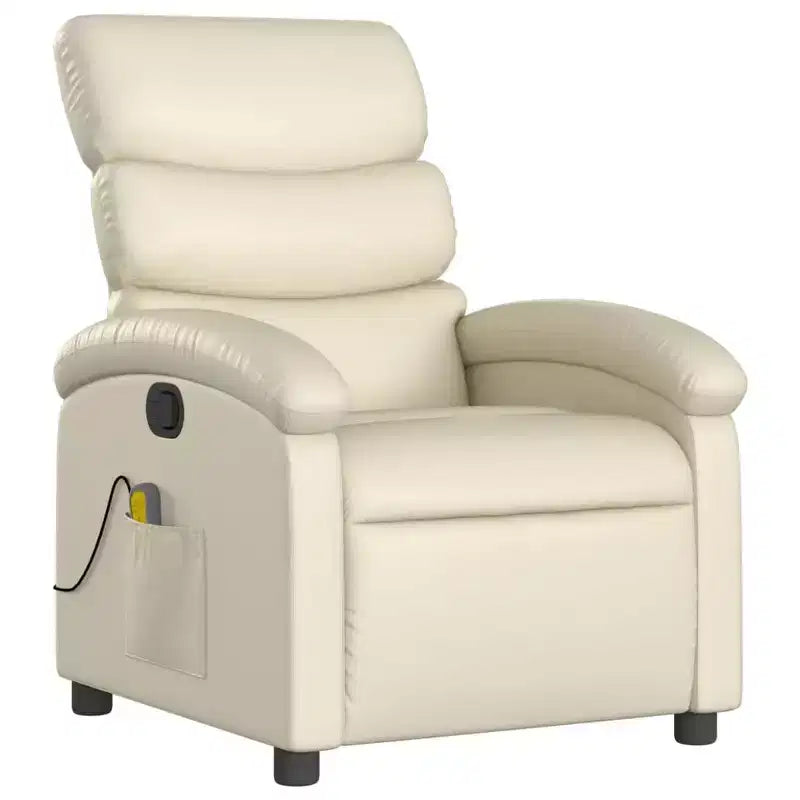 vidaXL Fauteuil de massage inclinable Similicuir Moyen
