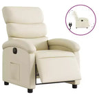 vidaXL Fauteuil de massage inclinable Similicuir Moyen