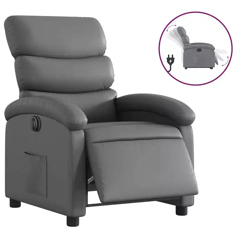 vidaXL Fauteuil de massage inclinable Similicuir Moyen