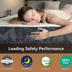 Matelas double Sailvan, matelas en mousse à mémoire de forme de 8 pouces en boîte, matelas en gel rafraîchissant à sensation moyenne et certifié CertiPUR-US
