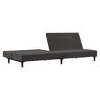 vidaXL Canapé-lit 2 places d'appoint Rembourré Causeuse Convertible Velours