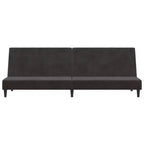 vidaXL Canapé-lit 2 places d'appoint Rembourré Causeuse Convertible Velours