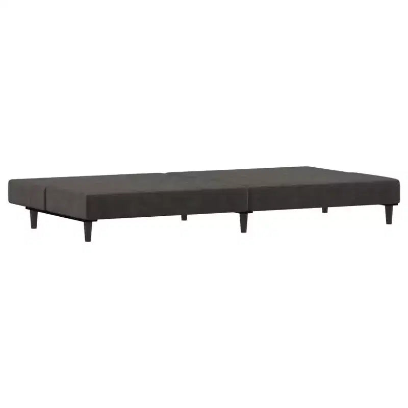 vidaXL Canapé-lit 2 places d'appoint Rembourré Causeuse Convertible Velours