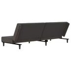 vidaXL Canapé-lit 2 places d'appoint Rembourré Causeuse Convertible Velours