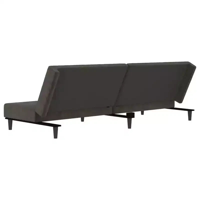 vidaXL Canapé-lit 2 places d'appoint Rembourré Causeuse Convertible Velours