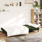 vidaXL Canapé-lit 2 places d'appoint Rembourré Causeuse Convertible Velours