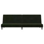 vidaXL Canapé-lit 2 places d'appoint Rembourré Causeuse Convertible Velours