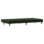 vidaXL Canapé-lit 2 places d'appoint Rembourré Causeuse Convertible Velours