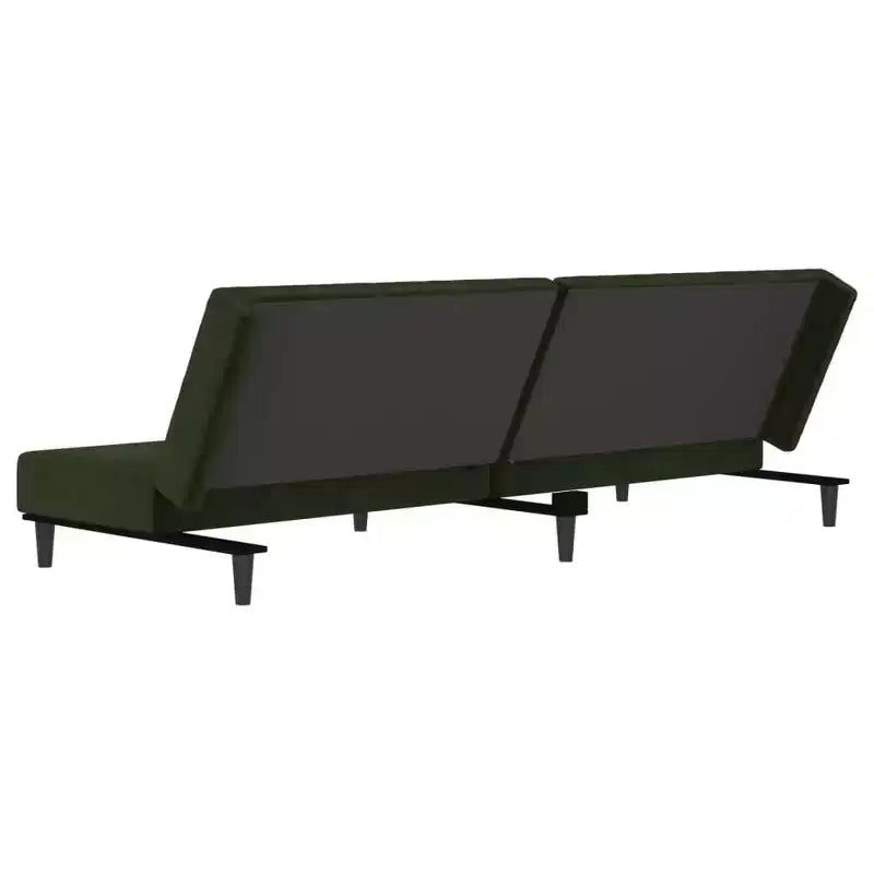 vidaXL Canapé-lit 2 places d'appoint Rembourré Causeuse Convertible Velours