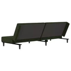 vidaXL Canapé-lit 2 places d'appoint Rembourré Causeuse Convertible Velours