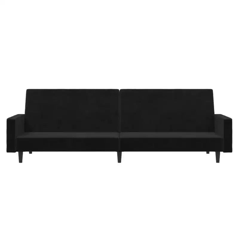 vidaXL Canapé-lit 2 places d'appoint Rembourré Causeuse Convertible Velours