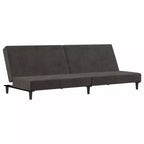 vidaXL Canapé-lit 2 places d'appoint Rembourré Causeuse Convertible Velours