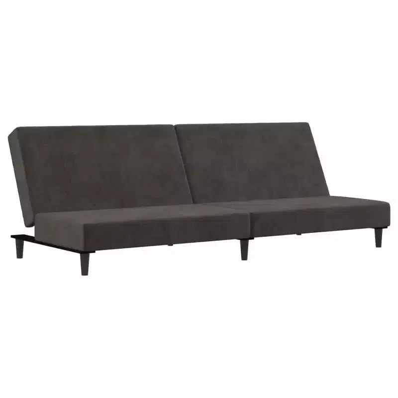 vidaXL Canapé-lit 2 places d'appoint Rembourré Causeuse Convertible Velours