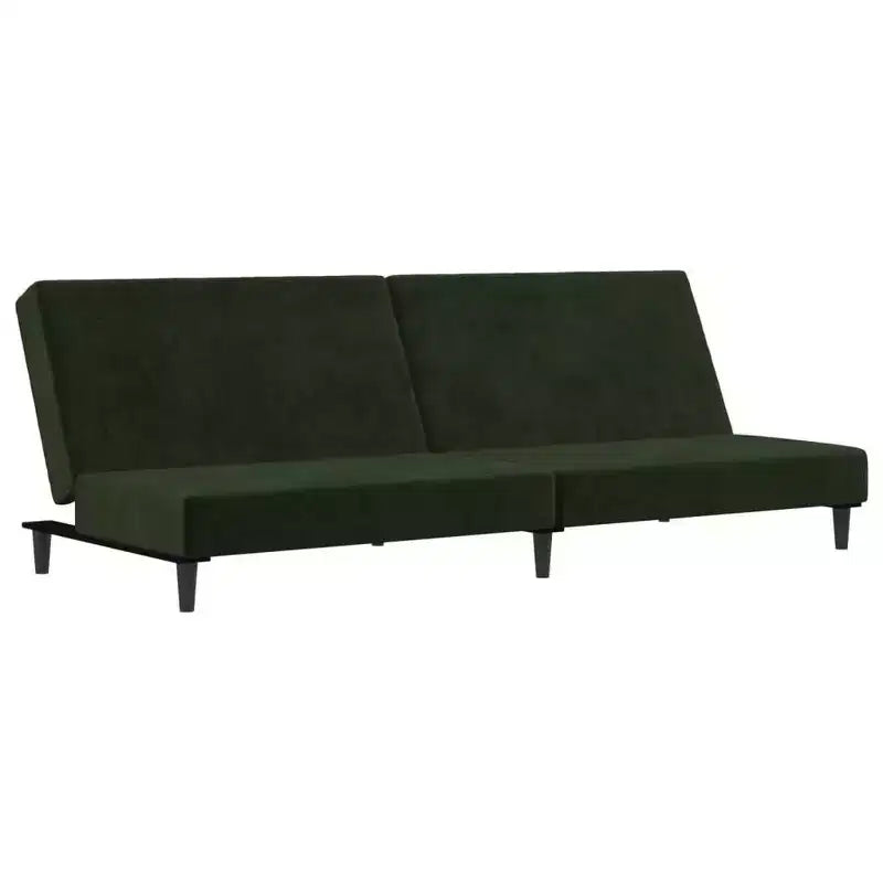 vidaXL Canapé-lit 2 places d'appoint Rembourré Causeuse Convertible Velours