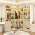 Besiost Freestanding Closet Organizer System with 5 Drawers & 12 Shelves
