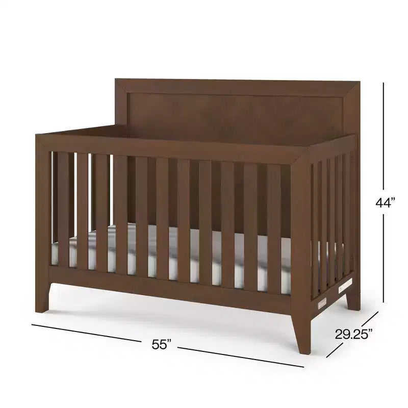 Lit de bébé convertible 4-en-1 Kieran de Child Craft, se transforme en lit de jour, en lit de tout-petit, en grand lit, 3 positions de matelas, finition sécuritaire pour bébé