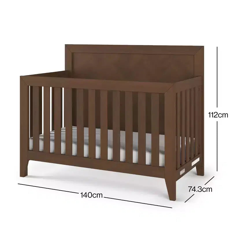Lit de bébé convertible 4-en-1 Kieran de Child Craft, se transforme en lit de jour, en lit de tout-petit, en grand lit, 3 positions de matelas, finition sécuritaire pour bébé
