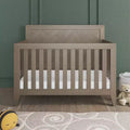 Child Craft Kieran 4-in-1 Convertible Crib, Converts to Day Bed, Toddler Bed, Full Size Bed, 3 Mattress Positions, Baby Safe Finish