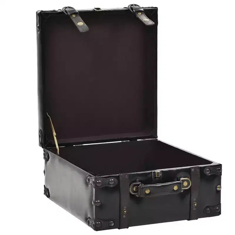 vidaXL Banc de rangement 110 cm Similicuir noir