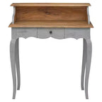 vidaXL Bureau en bois d'acajou massif 80x40x92 cm
