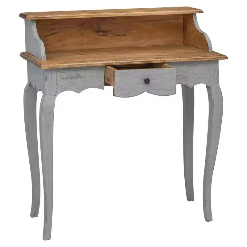 vidaXL Bureau en bois d'acajou massif 80x40x92 cm