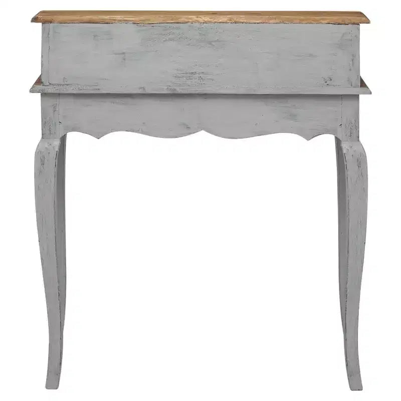 vidaXL Bureau en bois d'acajou massif 80x40x92 cm