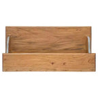 vidaXL Bureau en bois d'acajou massif 80x40x92 cm