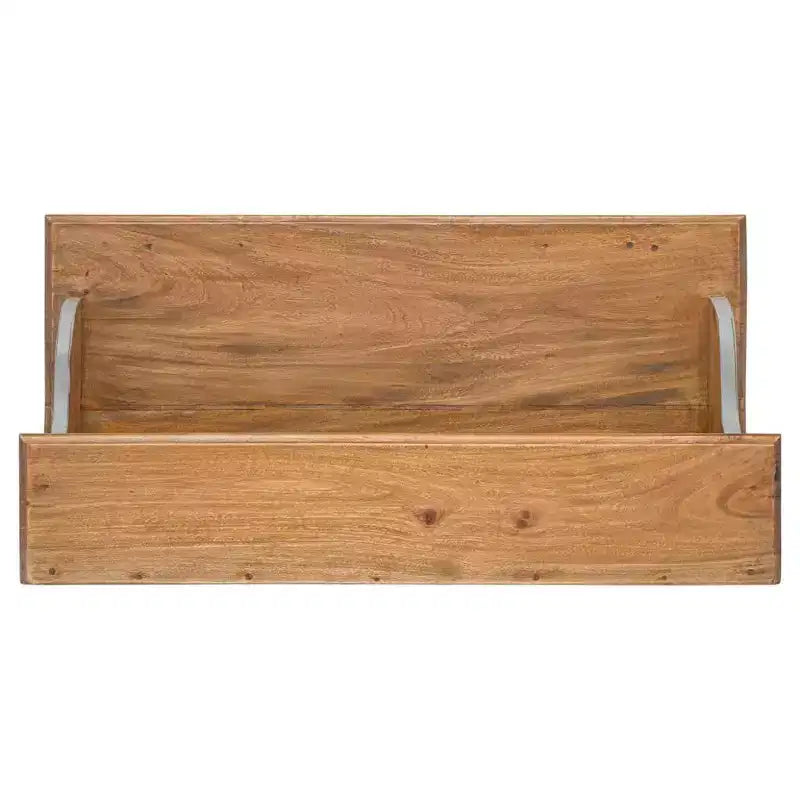 vidaXL Bureau en bois d'acajou massif 80x40x92 cm