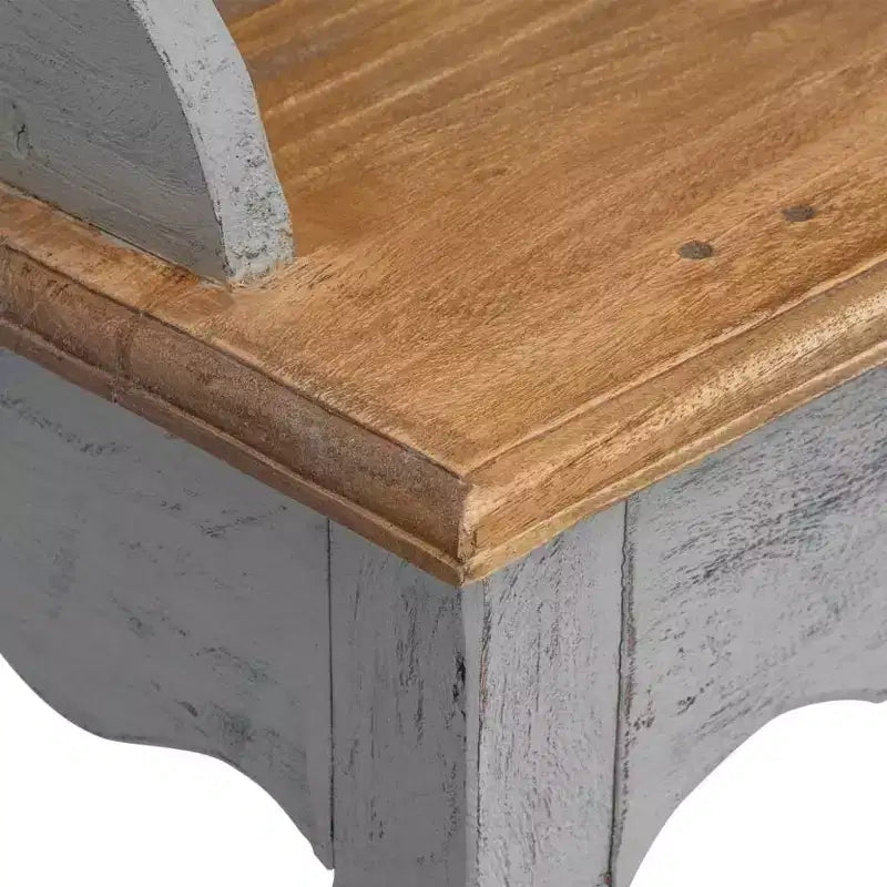 vidaXL Bureau en bois d'acajou massif 80x40x92 cm