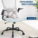 Chaise de bureau ergonomique Acekool avec appui-tête réglable, accoudoirs relevables, chaise de bureau en maille pour bureau à domicile