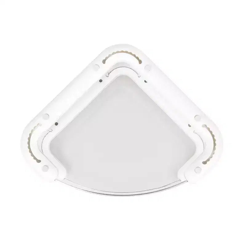 VECELO Étagère d'angle de bureau à 2/3 niveaux, étagère de bureau peu encombrante, organisateur de table pour la cuisine ou le salon, blanc