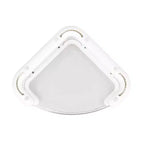 VECELO Étagère d'angle de bureau à 2/3 niveaux, étagère de bureau peu encombrante, organisateur de table pour la cuisine ou le salon, blanc