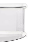 VECELO Étagère d'angle de bureau à 2/3 niveaux, étagère de bureau peu encombrante, organisateur de table pour la cuisine ou le salon, blanc