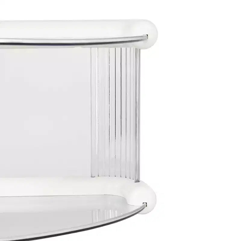 VECELO Étagère d'angle de bureau à 2/3 niveaux, étagère de bureau peu encombrante, organisateur de table pour la cuisine ou le salon, blanc