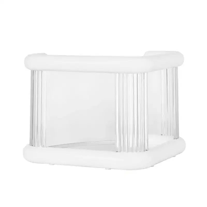 VECELO Étagère d'angle de bureau à 2/3 niveaux, étagère de bureau peu encombrante, organisateur de table pour la cuisine ou le salon, blanc