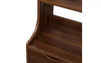 TUYOHW Étagères Modernes à 4 Niveaux avec 2 Tiroirs, Grande Capacité de Rangement, Bibliothèques pour Salon, Bureau à Domicile