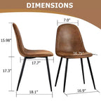 Un ensemble de 4 chaises cuillères en tissu gris et métal – parfaitement assorties à la décoration intérieure minimaliste et de style scandinave.