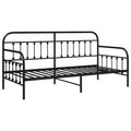 vidaXL Daybed Frame with Headboard - Black 39.4 x 78.7 without trundle