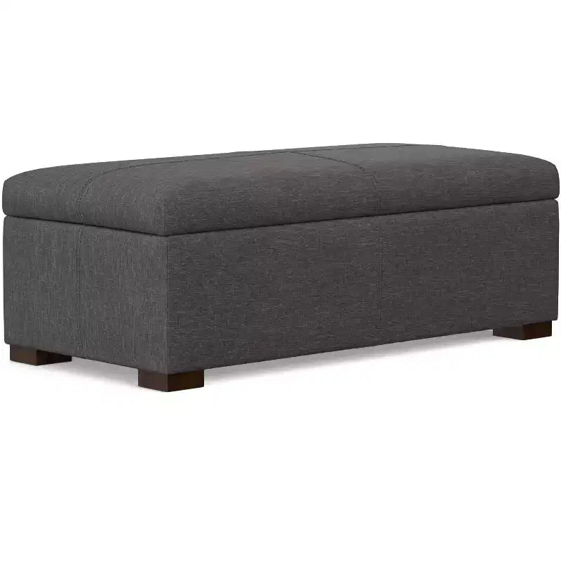 WyndenHall Frankie 48 inch Wide Rectangular Storage Ottoman