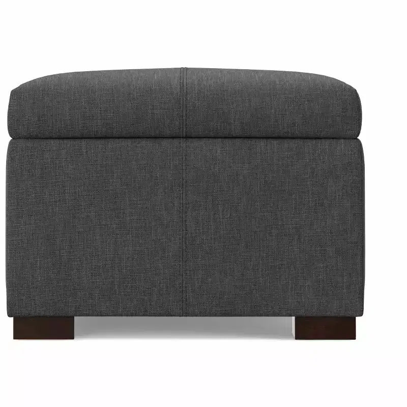 WyndenHall Frankie Pouf de rangement rectangulaire de 48 pouces de large