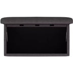 WyndenHall Frankie Pouf de rangement rectangulaire de 48 pouces de large