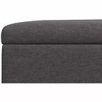 WyndenHall Frankie Pouf de rangement rectangulaire de 48 pouces de large