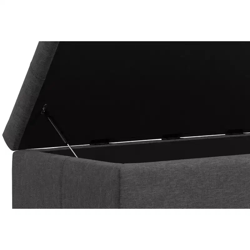 WyndenHall Frankie Pouf de rangement rectangulaire de 48 pouces de large