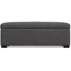 WyndenHall Frankie Pouf de rangement rectangulaire de 48 pouces de large