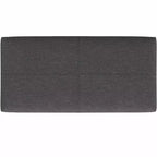 WyndenHall Frankie Pouf de rangement rectangulaire de 48 pouces de large