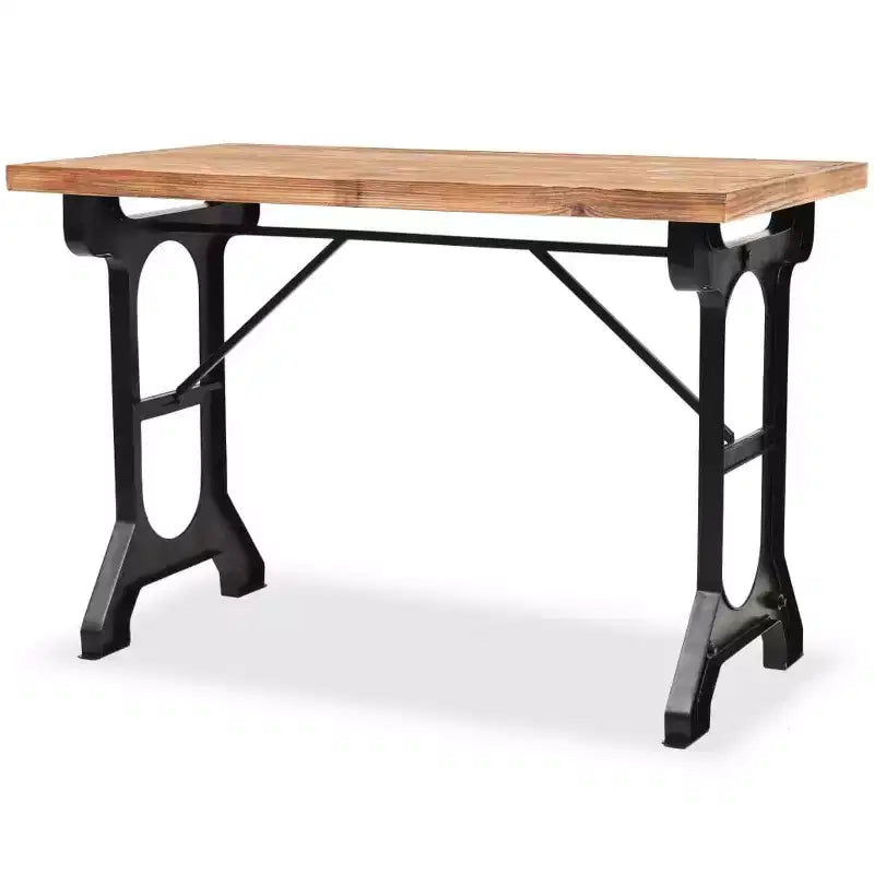 vidaXL Table de salle à manger Plateau en bois de sapin massif 122x65x82 cm