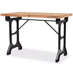 vidaXL Table de salle à manger Plateau en bois de sapin massif 122x65x82 cm